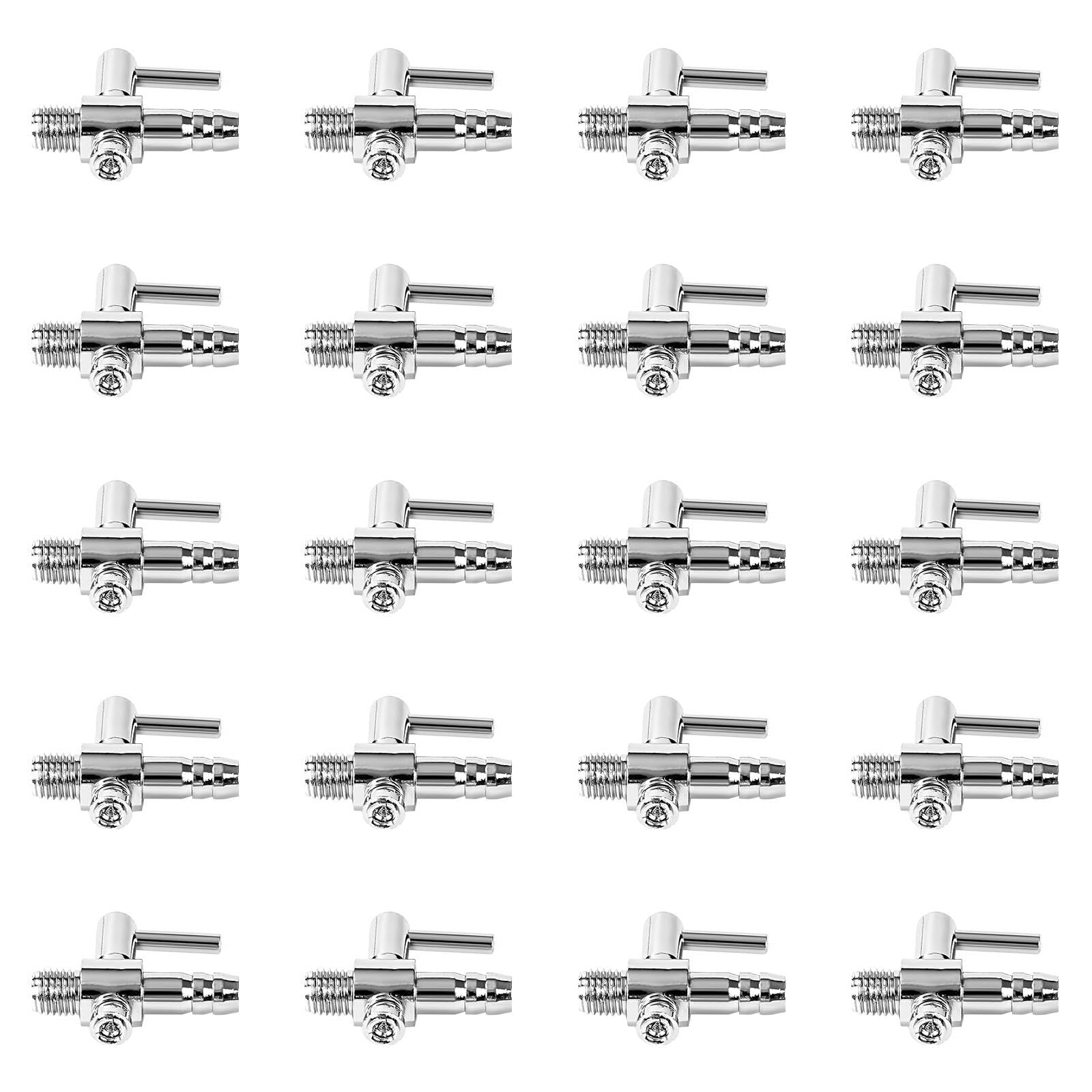 AQUANEAT Aquarium 1-Way Thread Valves – 20 Pcs | Air Flow Control