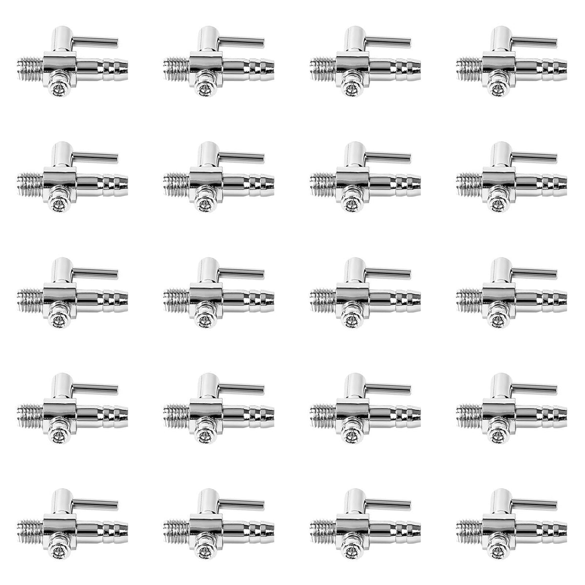 AQUANEAT Aquarium 1-Way Thread Valves – 20 Pcs | Air Flow Control