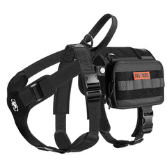 OneTigris service dog vest back view shows ergonomic harness for daily comfort.
