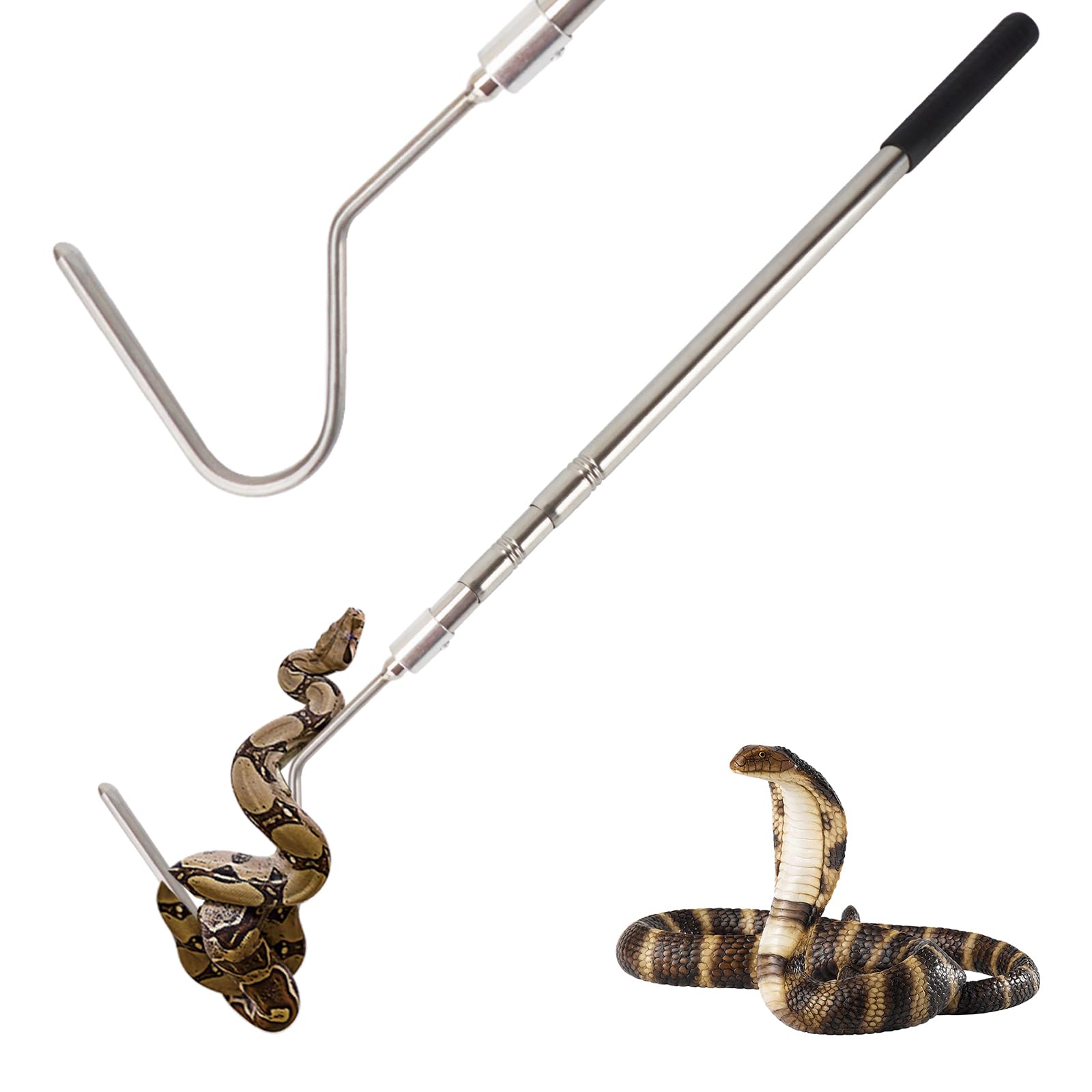 Smarkey Snake Hook – 42-Inch Extensible Stainless Steel Snake Grabber Tool