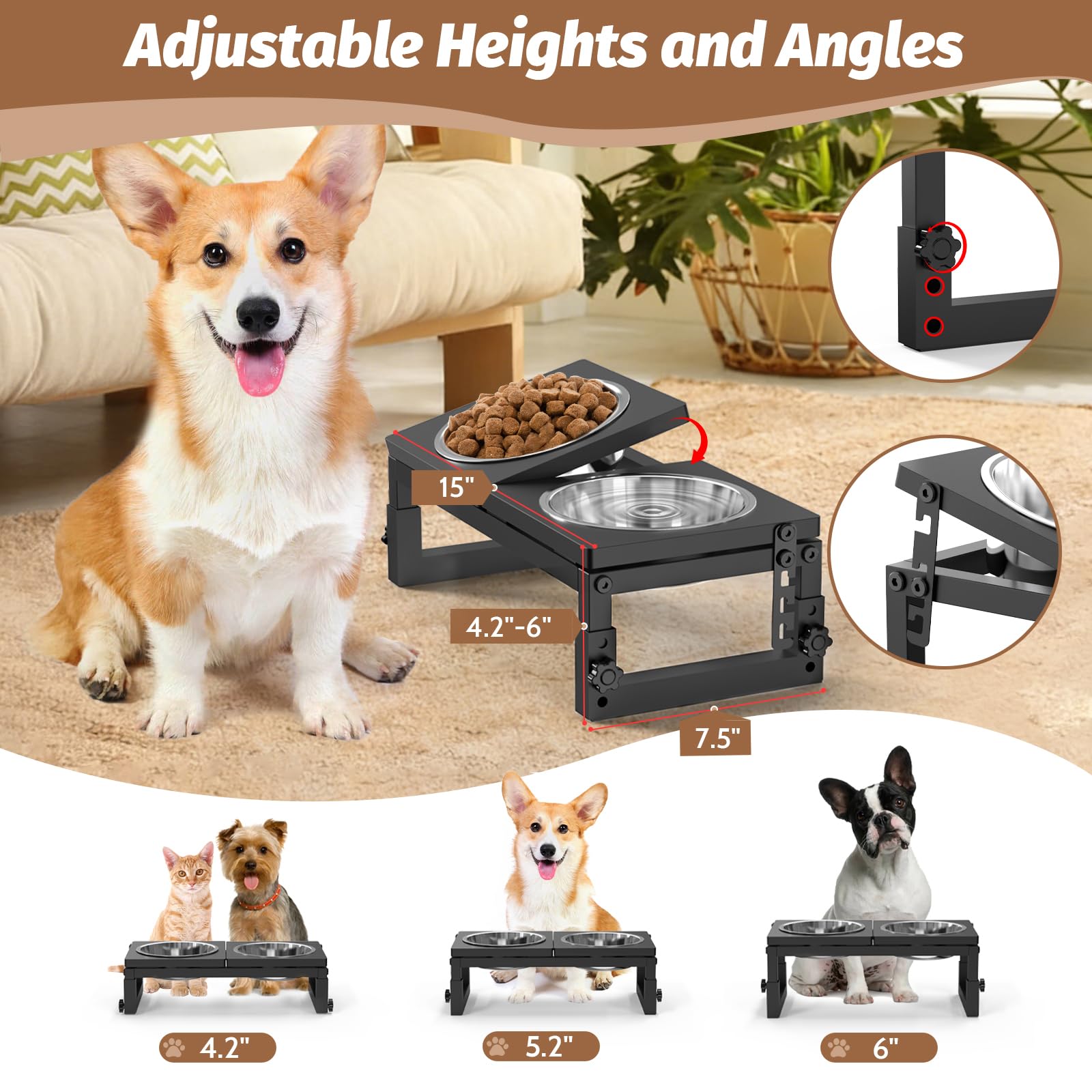 LIDTOP sturdy metal frame ensures durability during daily use.