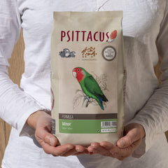 Psittacus Minor 1 lb – Complete Pellets for Lovebirds & Parrotlets | 100% Non-GMO