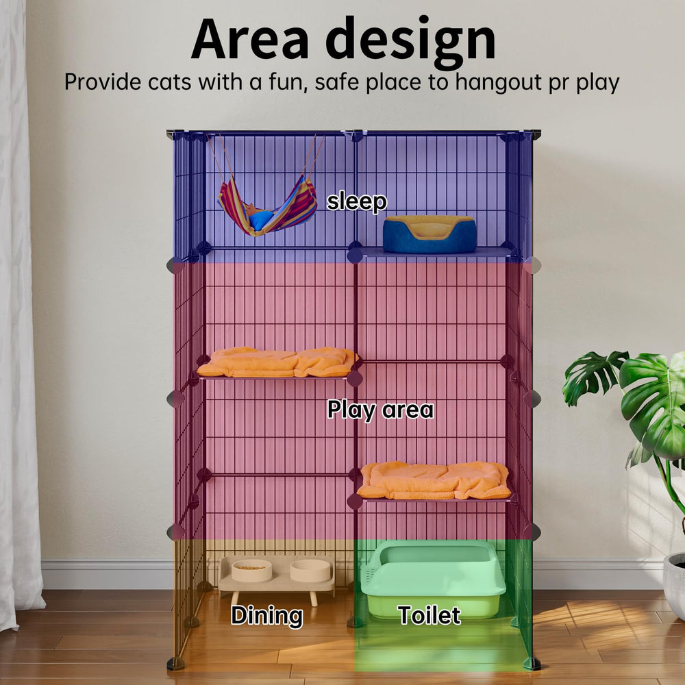 Oneluck zip-ties-included secure panels for stable, flexible configurations