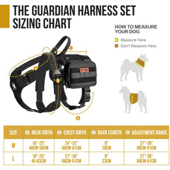 OneTigris service dog vest clear ID window for quick ID.