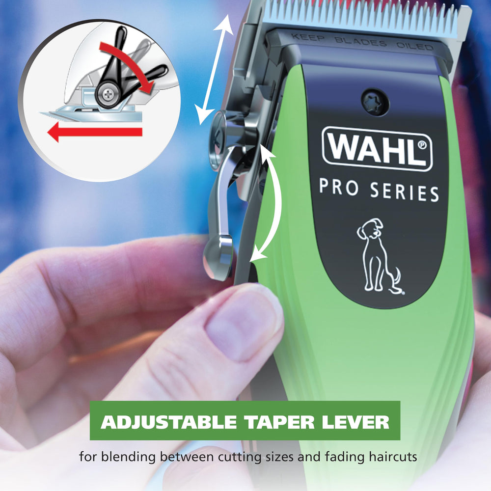 Wahl Pro Series soft case keeps clipper and accessories organized