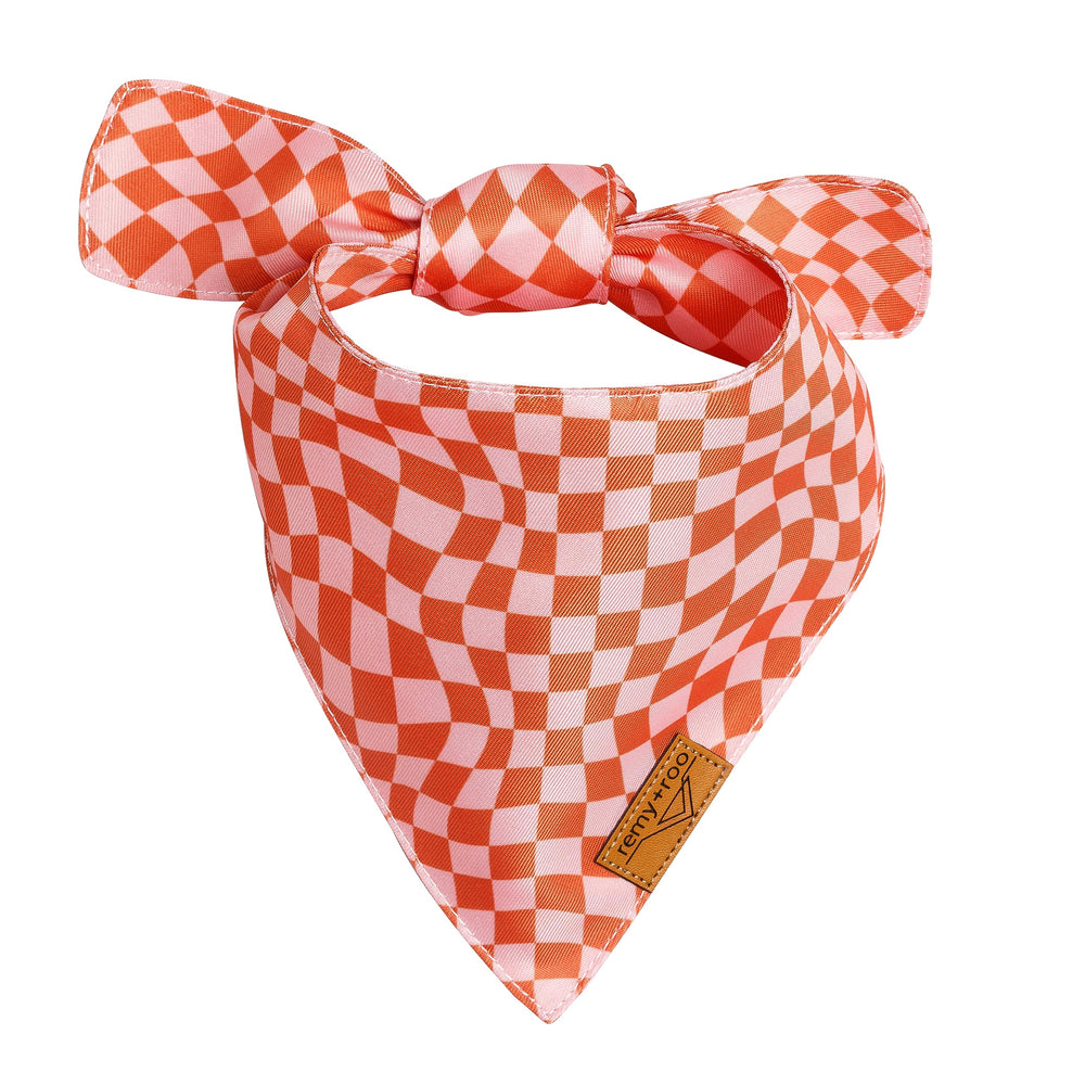 Remy+Roo sustainable, easy-care polyester bandana that's chew- and stain-resistant.