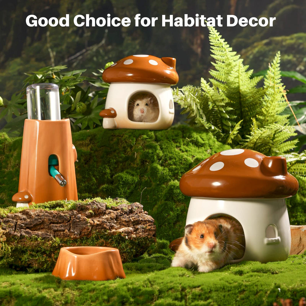 BUCATSTATE hamster house all-season brown for cozy shelter