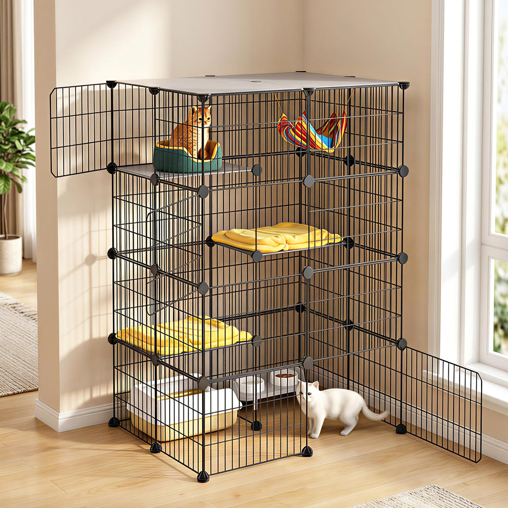 Oneluck 360-degree-visibility-wire-mesh keeps an eye on pets