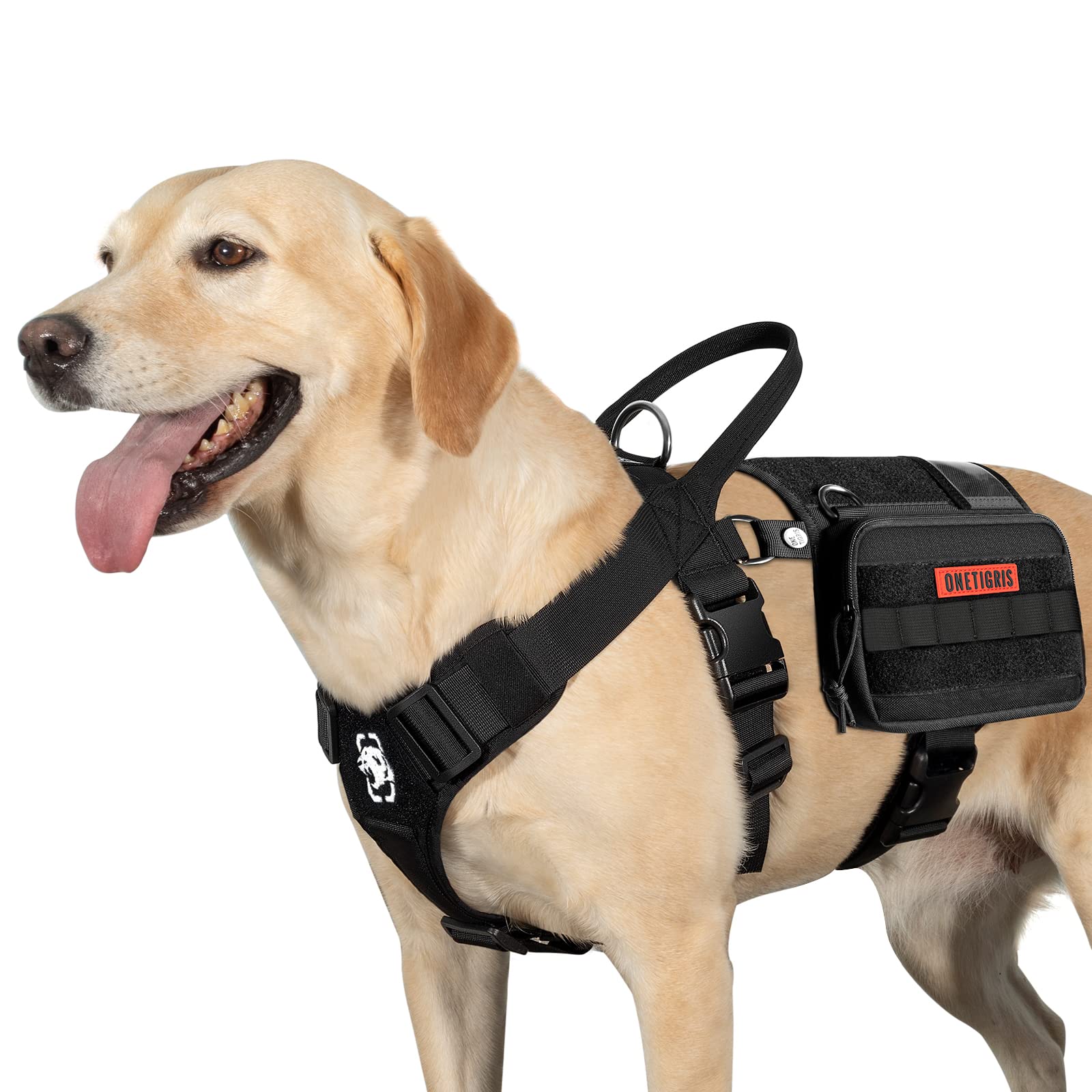 OneTigris service dog vest patches for customization.