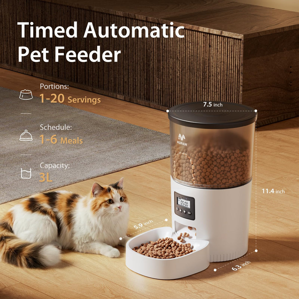 IMIPAW twenty-portion-per-day design aids portion control and scheduling