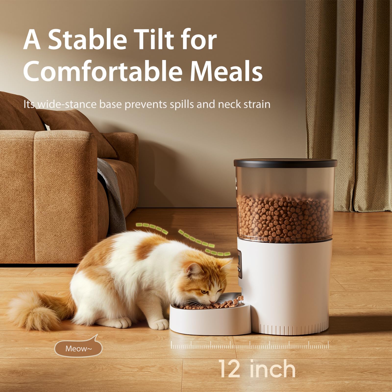 IMIPAW automatic feeder dispensing in action highlights portion control