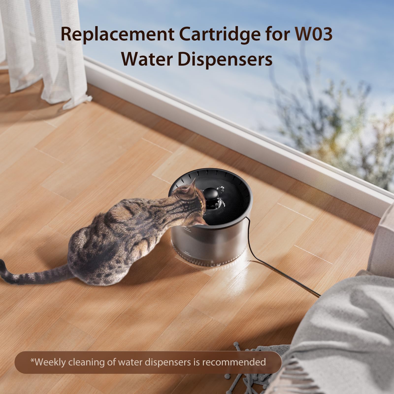 Low-noise design for quiet operation in a home environment.