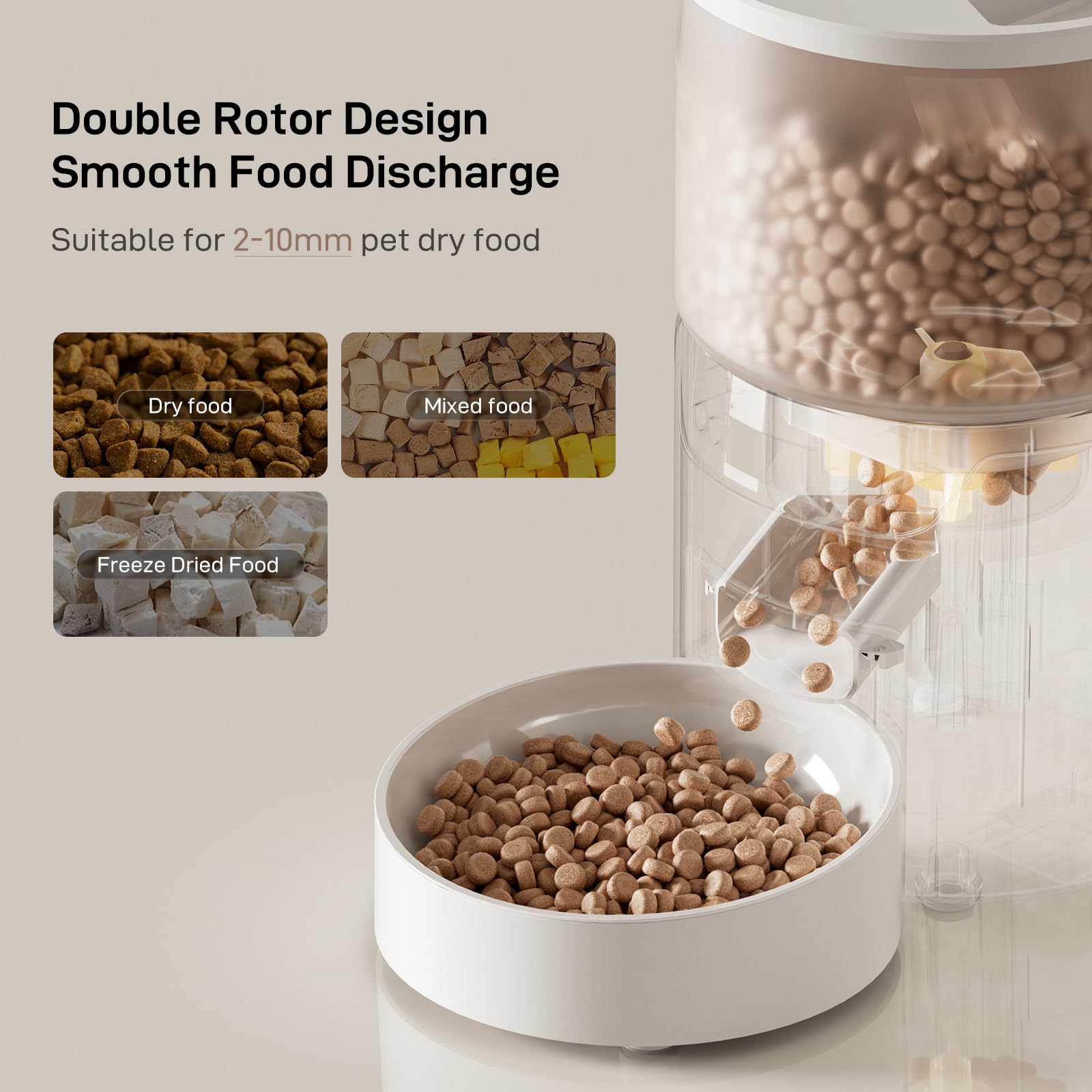 IMIPAW PET feeder with battery backup for meal delivery during outages