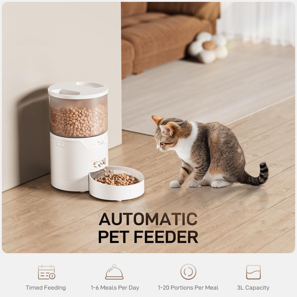 IMIPAW PET feeder in a home setting making routine feeding effortless