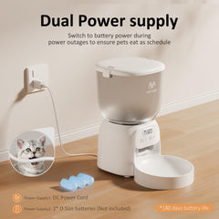 IMIPAW PET programmable panel for scheduling cat meals