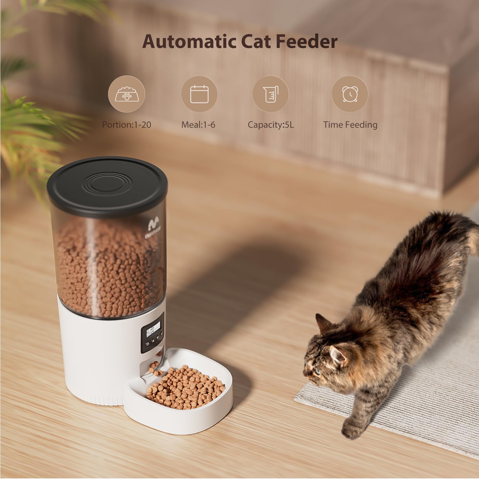IMIPAW secure lid locks prevent pets from stealing food.