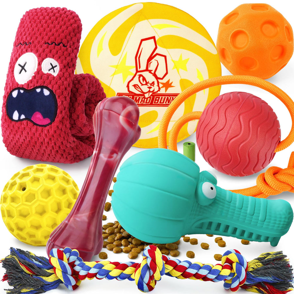 IMMADBUNY crocodile treat dispenser for mental engagement during play
