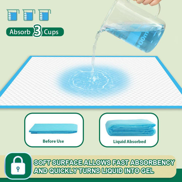 IMMCUTE six-layer absorbent design highlighted for durability
