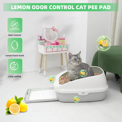 IMMCUTE cat pads lemon scented SAP core for quick liquid lock
