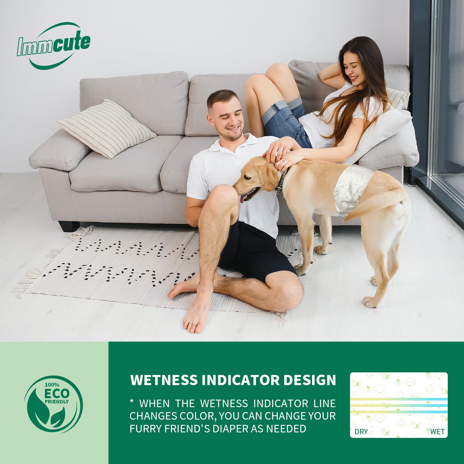 IMMCUTE disposal is clean and convenient to maintain home freshness.