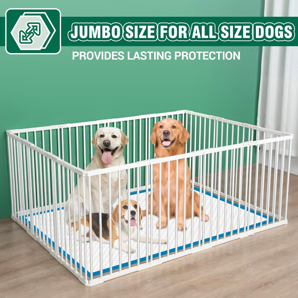 IMMCUTE extra-large pad in a crate setup illustrates pet-friendly versatility.