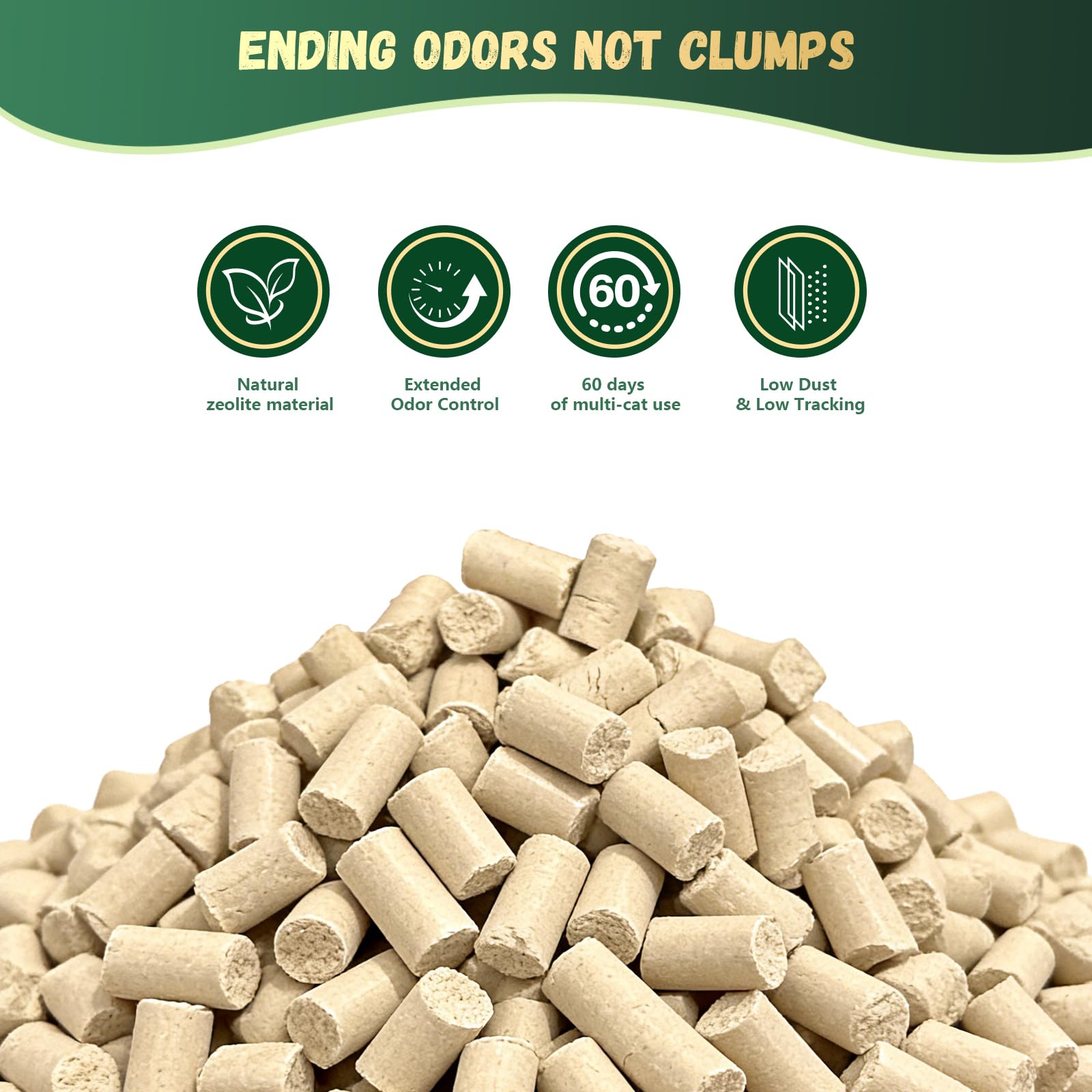 IMMCUTE 60-day supply for one cat reduces litter trips.