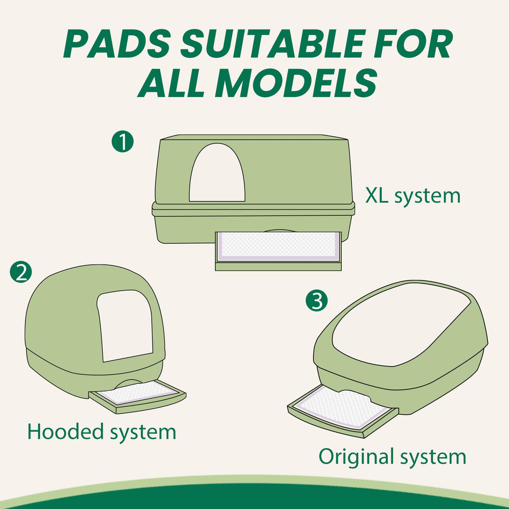 IMMCUTE unscented pads maintain a neutral scent around cats.