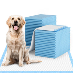 IMMCUTE XL dog pee pad unfolded layout showing a large training surface