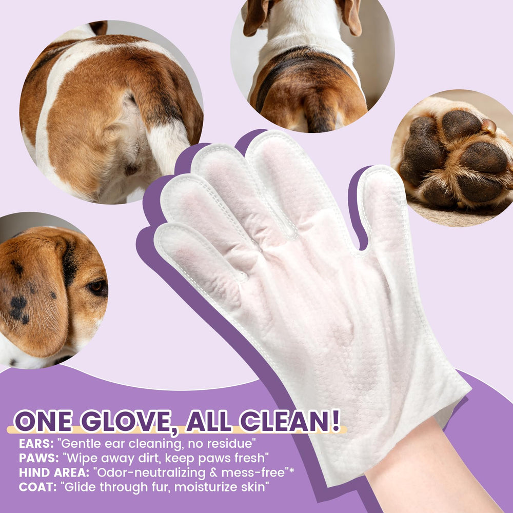 IMMHABI face and coat cleaning wipe for fresh-smelling pets