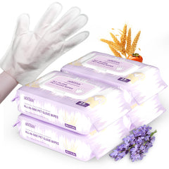 IMMHABI glove wipes pack front view for quick pet cleanups