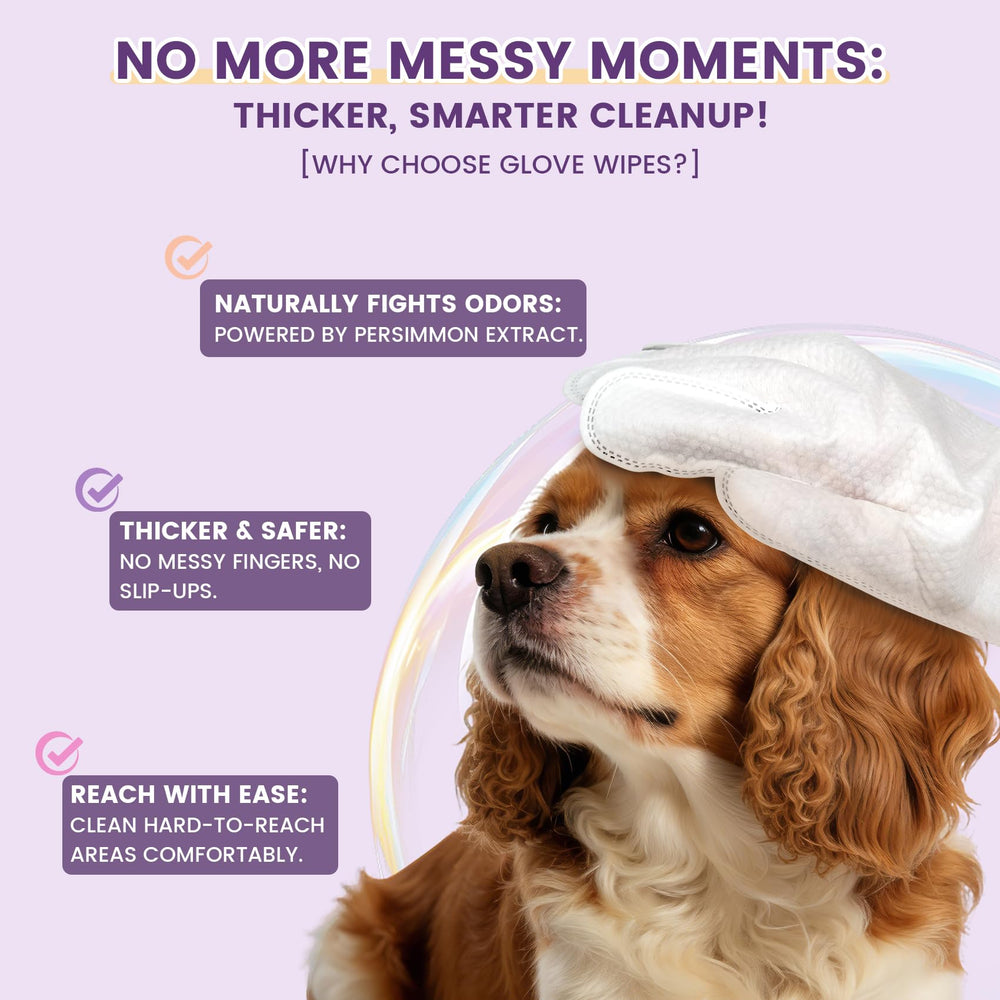 IMMHABI lavender-scented wipes with soothing formula for sensitive skin