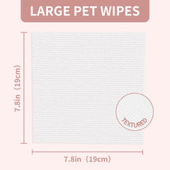 IMMHABI wipes illustrating natural deodorizer scent for refreshed coats