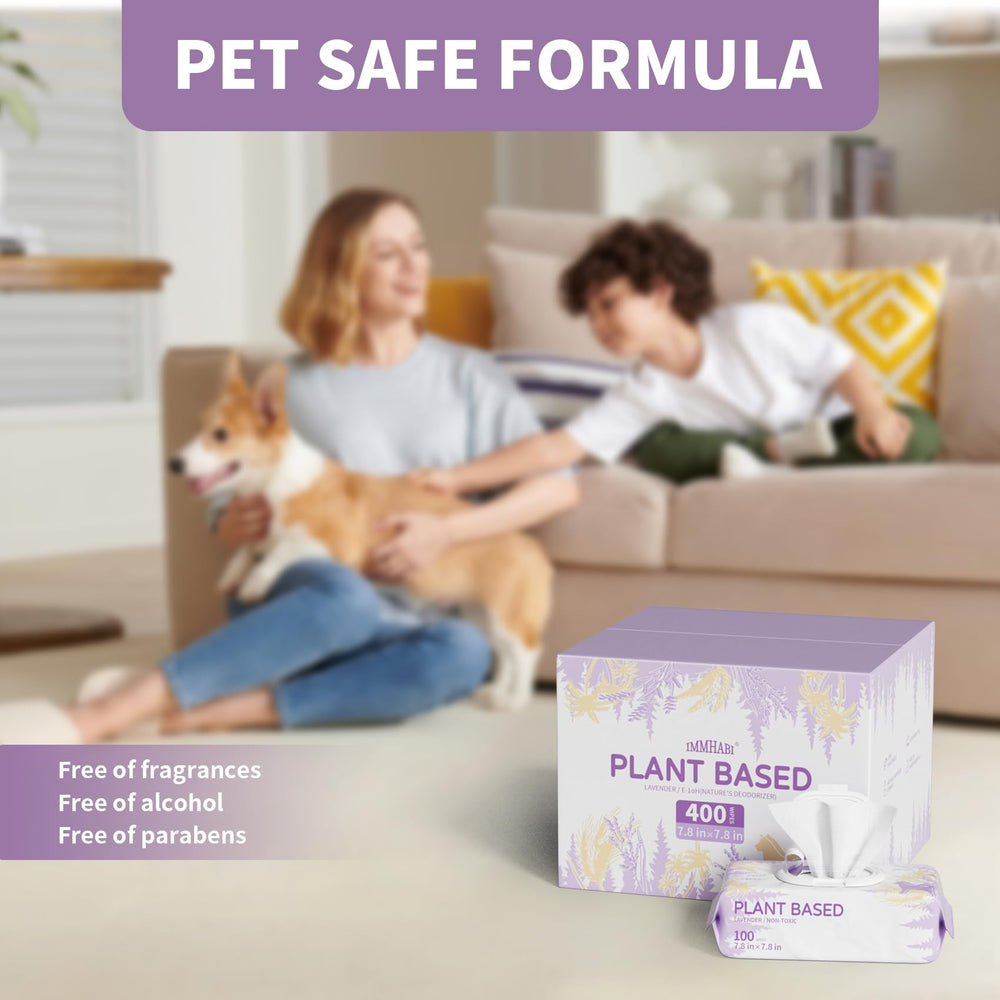 IMMHABI pet wipes secure lid preserves moisture for longer use