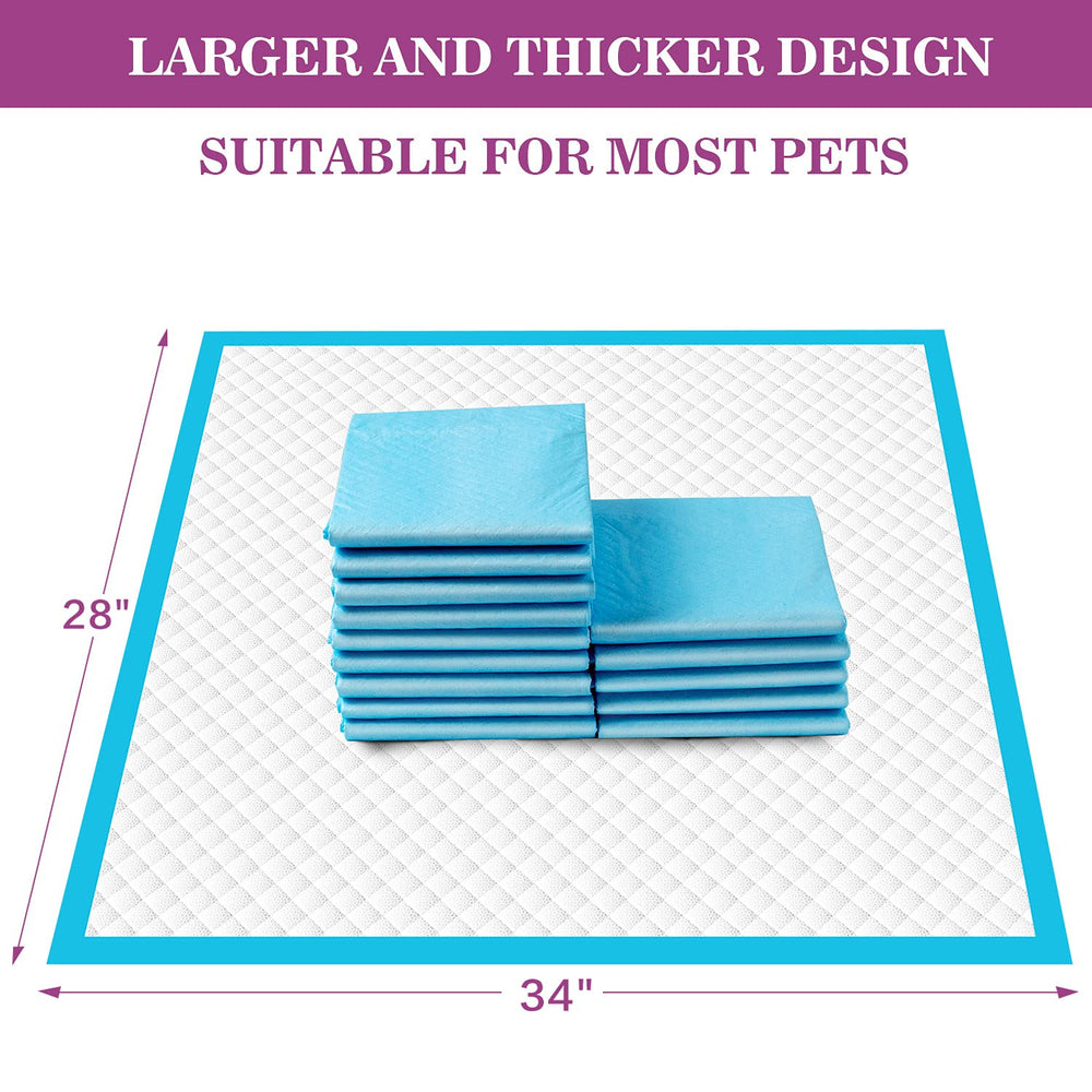 IMMCUTE dog pee pad XL 28x34 ideal for puppy training and housetraining.