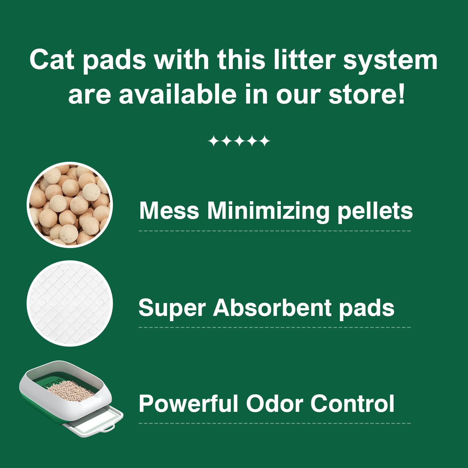 IMMCUTE kitten-friendly litter improves paw comfort and appeal.