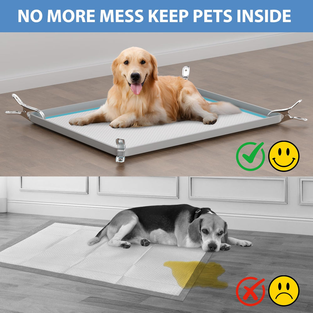 IMMCUTE pee pad holder features soft silicone material for a safe, gentle surface.