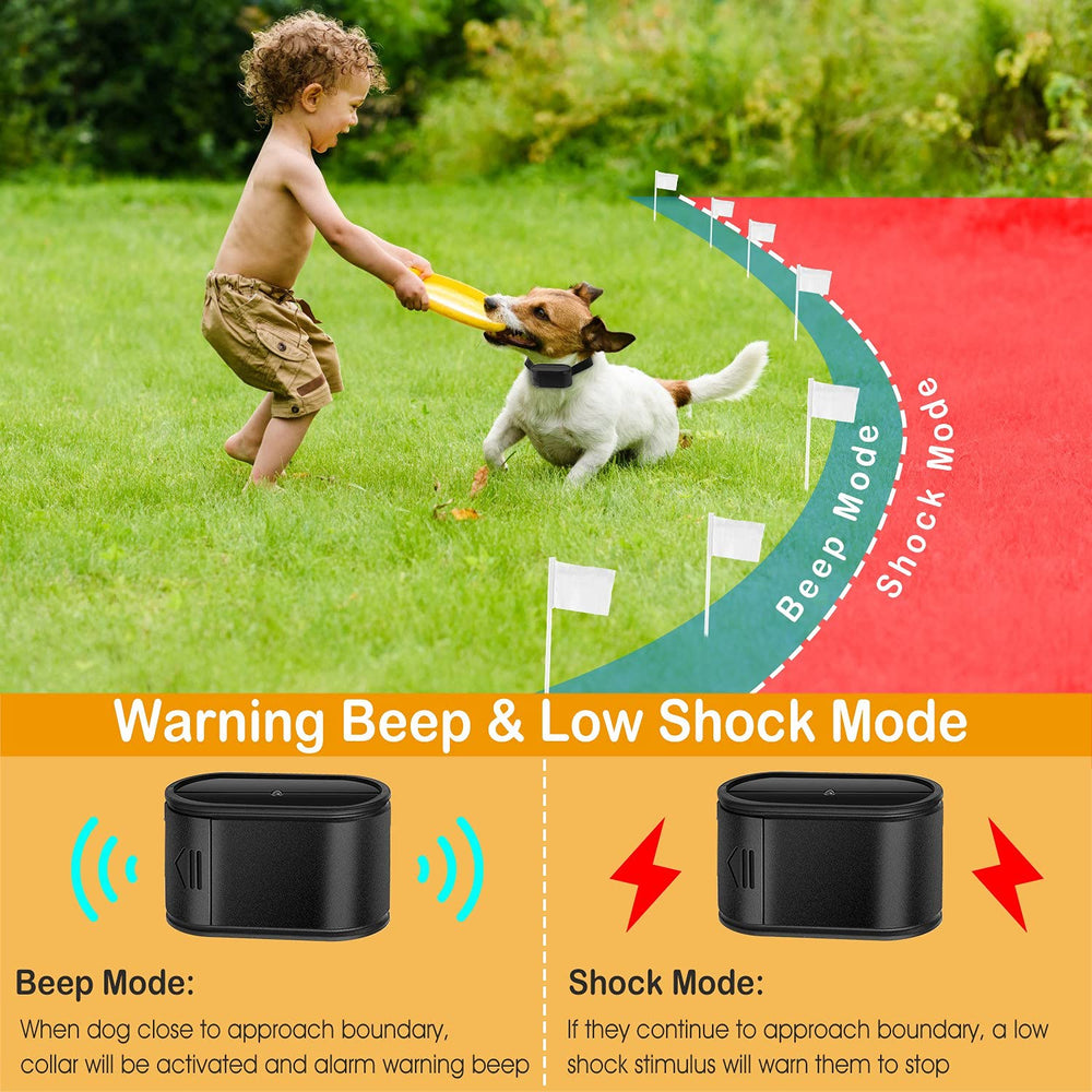 iMounTEK dog fence collar receiver with adjustable fit for all sizes
