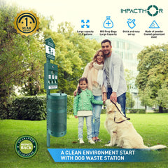 IMPACTHOR powder-coated steel construction resists rust for long-term outdoor use