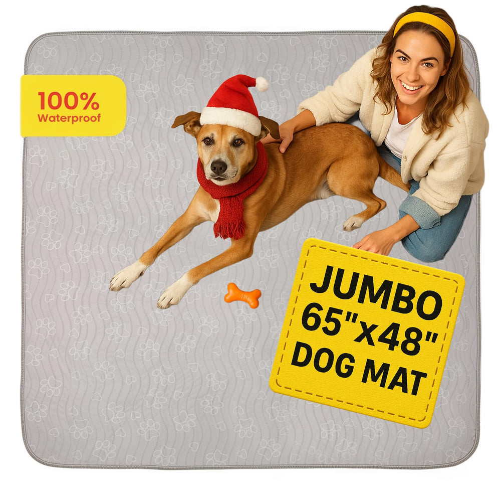 IMPROVIA dog mat provides jumbo coverage for large playpens and crates