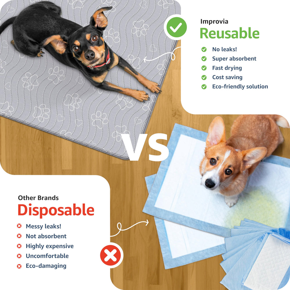 IMPROVIA washable large pad dries quickly for repeated use