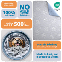 IMPROVIA pee pad for dogs with edge-wicking moisture containment.