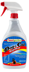 IMUSTGARDEN dog-cat-repellent-bottle-32oz deters chewing in yards.