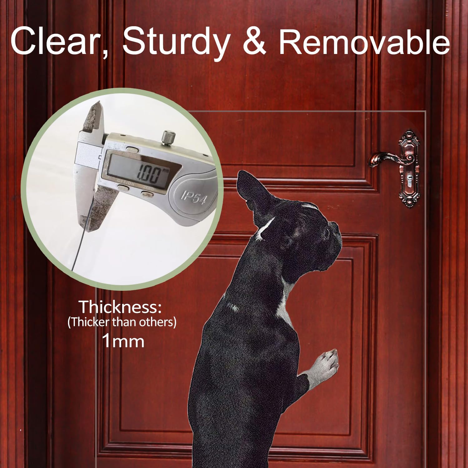 In hand easy install on doorknob with simple maintenance