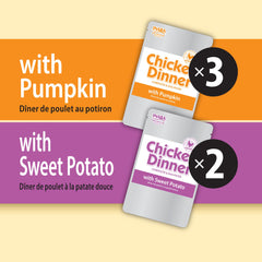 INABA Chicken Dinner with vegetables in pâté for balanced nutrition