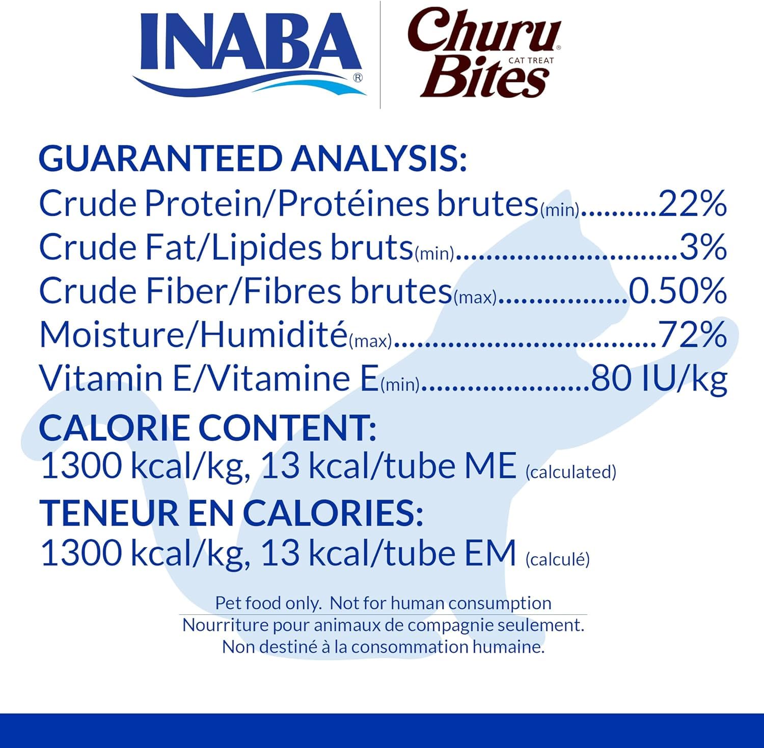 INABA Churu Bites tubes packaging showing portion-controlled treat format.