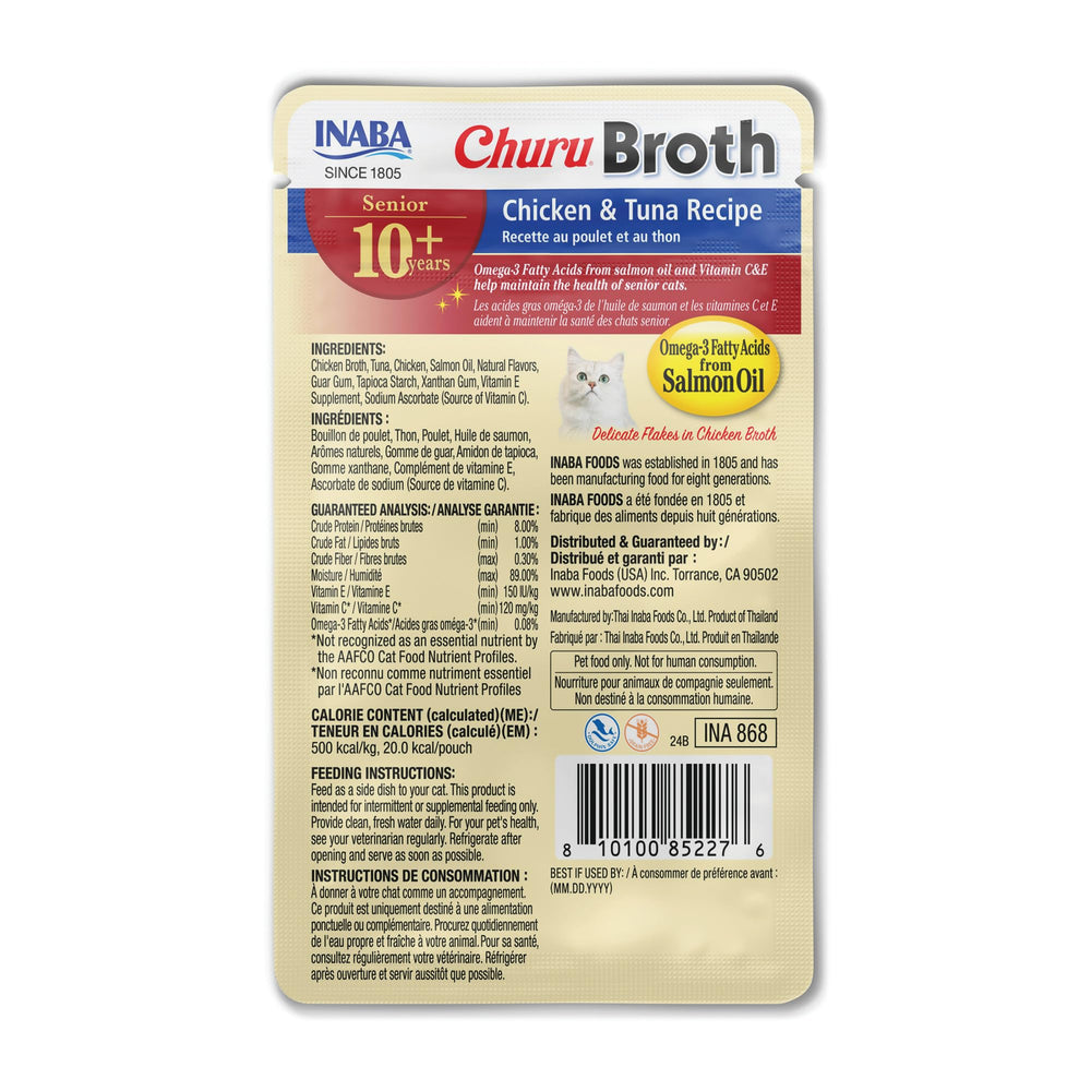 INABA Churu Broth Senior 10+ convenient side dish for busy days