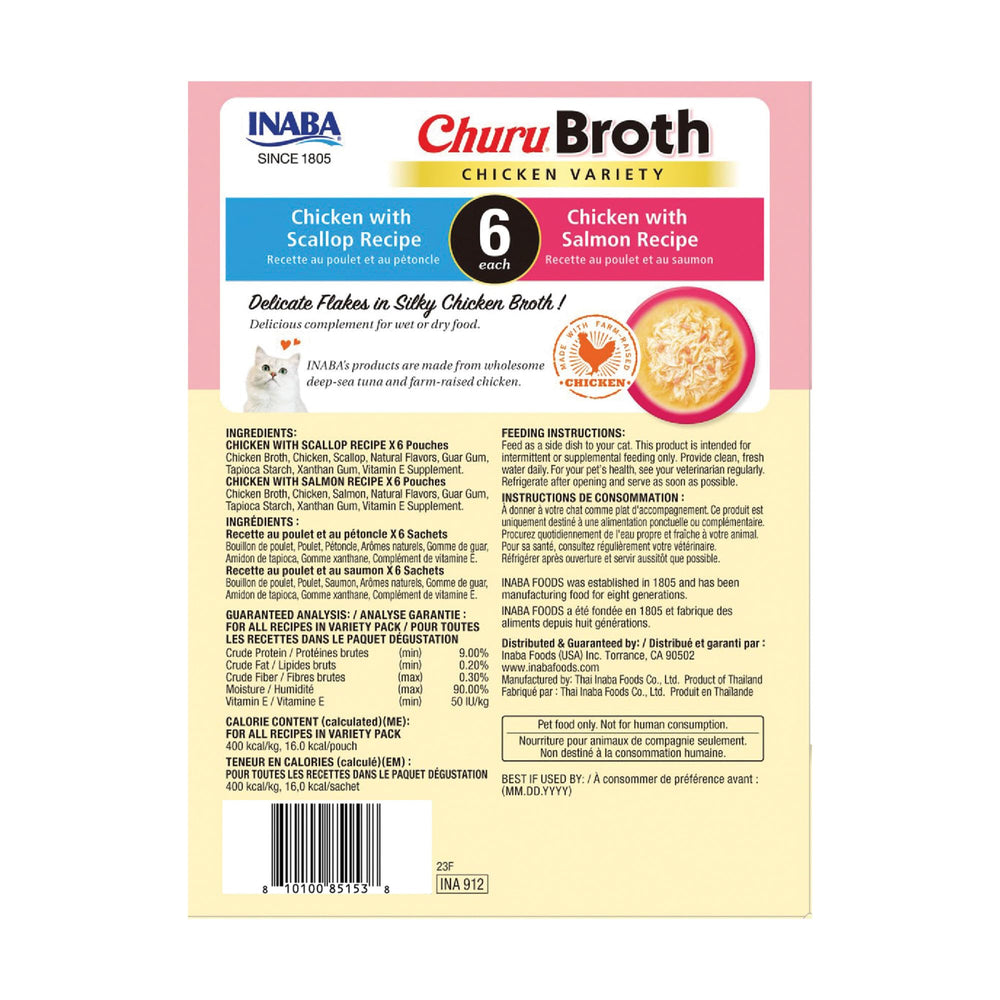 INABA Churu broth snack time invites playful feeding moments.