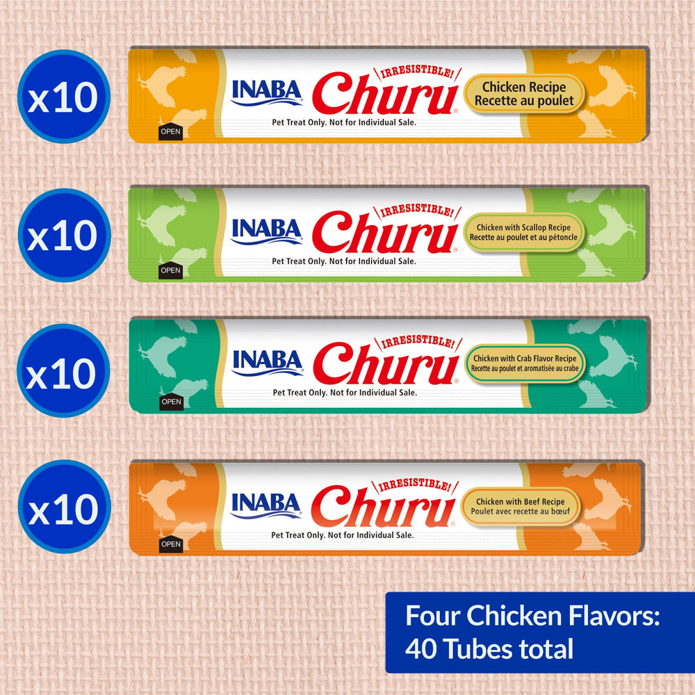 Cat loves savory INABA Churu treat.