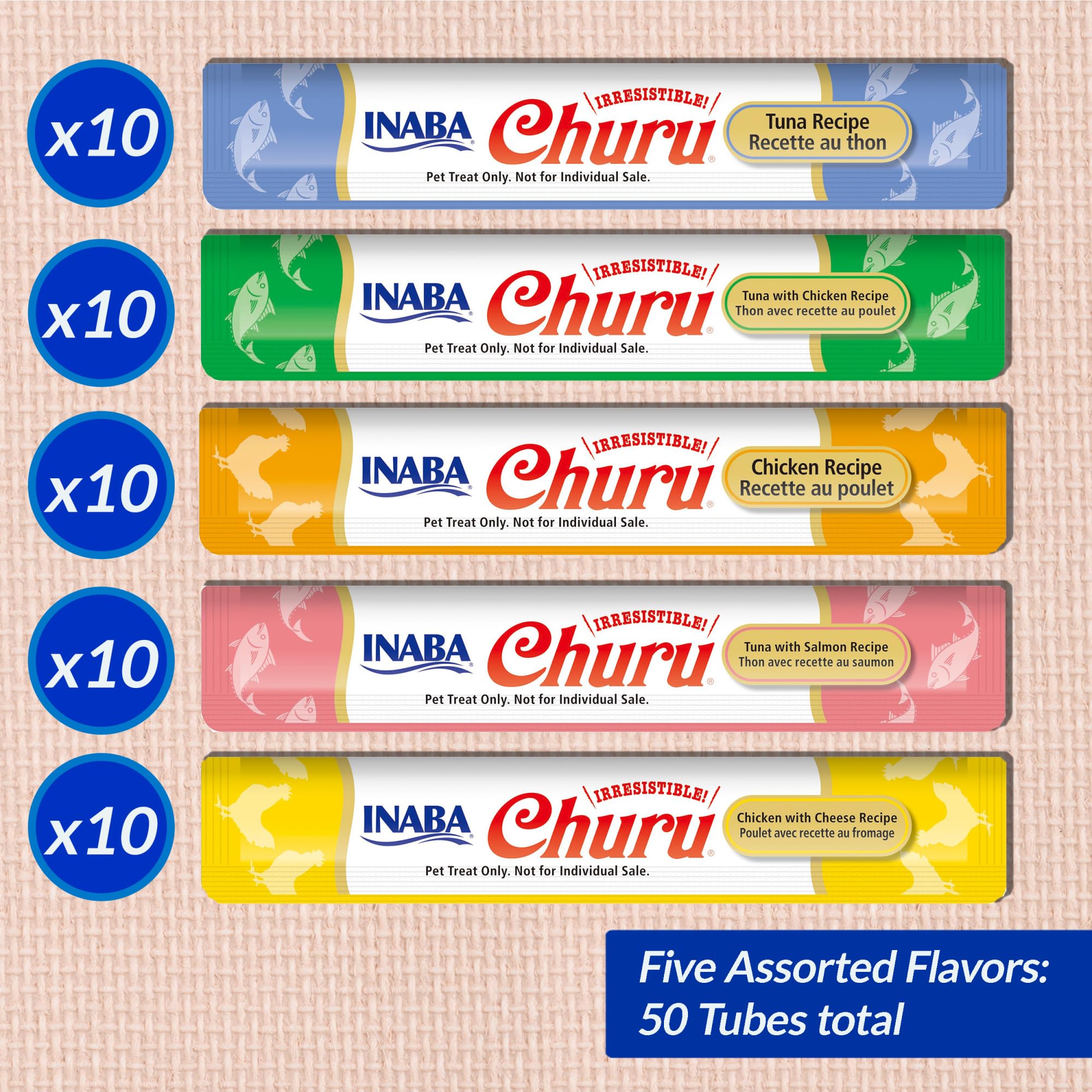 INABA Churu Taurine-enriched tubes supporting overall feline health.
