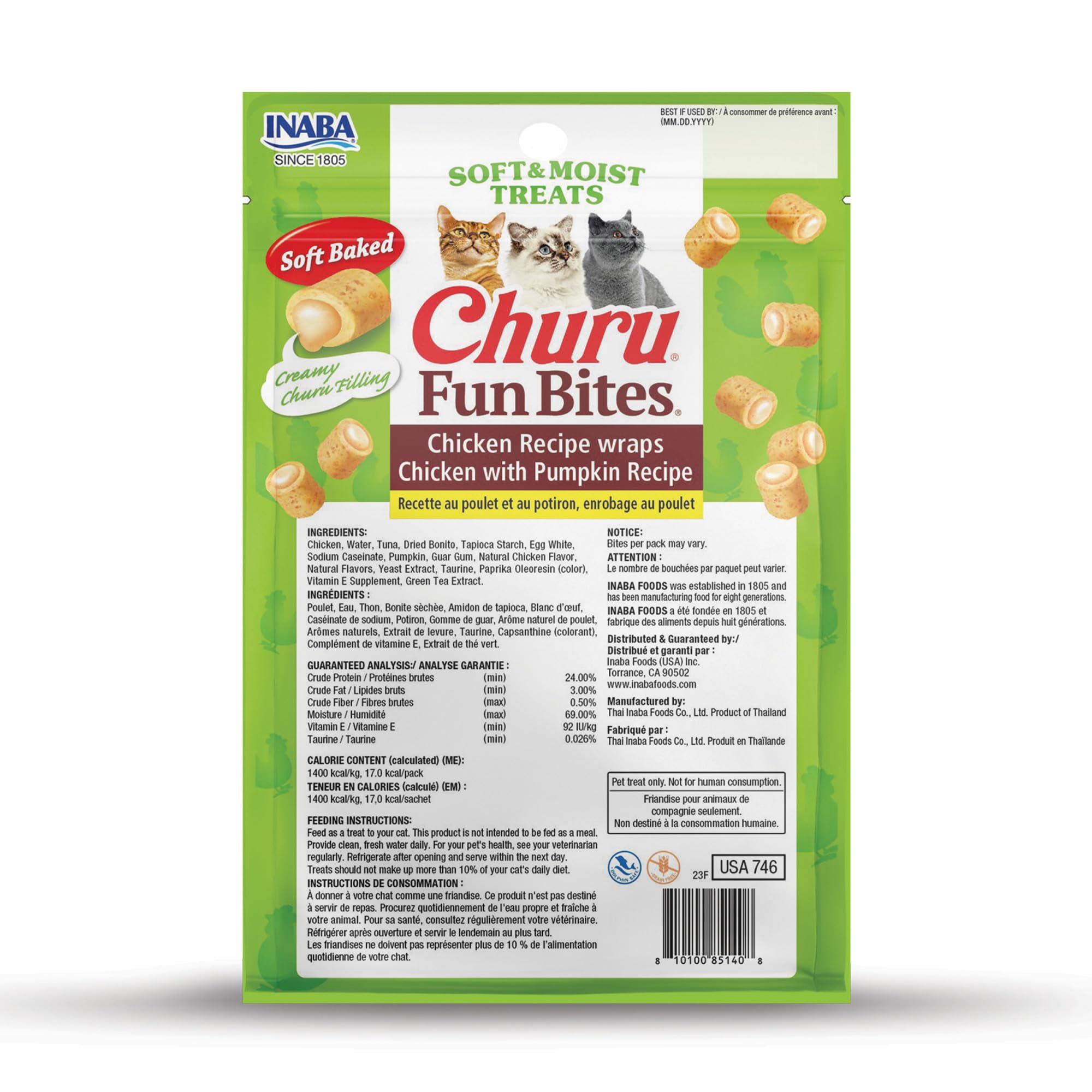 INABA Churu Fun Bites hand-feeding joy with soft chewy texture
